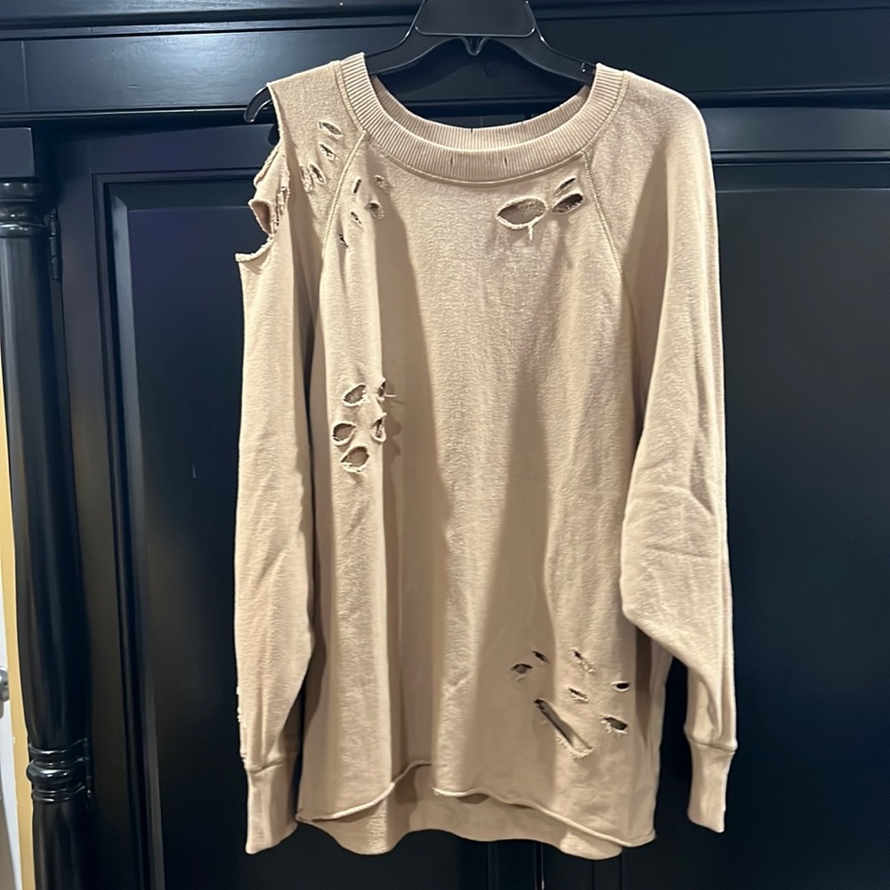 Aerie torn sweatshirt (torn on purpose)